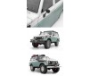 Seitenspiegel schwarz TF2 LWB mit 1980 Toyota Land Cruiser FJ55 Karo