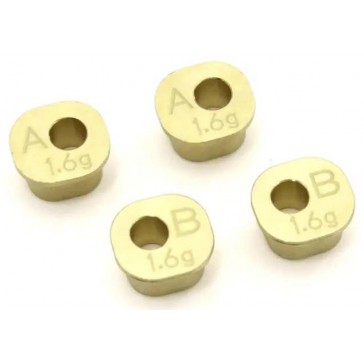 Brass Rear Hub Carrier Spacer set Inferno MP10