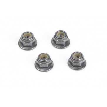 Flanged Lock Nut M3 (4pcs)