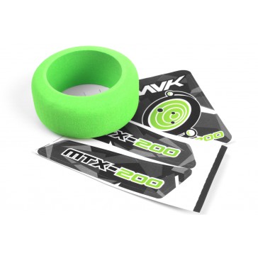 Transmitter Wheel Foam & Decals (Green)