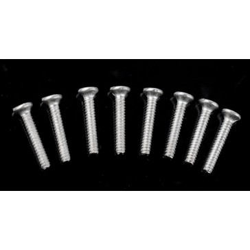 Phillips Flat Head Screws M1 x 6mm (Silver)