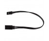 175mm SERVO EXTENSION WIRE BLACK (6.89IN)