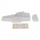 RC10 PROTECH BODYSHELL AND WING (CLEAR)