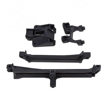 SR7 FT UPPER CHASSIS BRACE SET CARBON