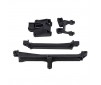 SR7 FT UPPER CHASSIS BRACE SET CARBON