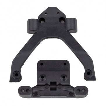 RC10B6.4/T6.4 FR TOP PLATE & MOUNT ANGLED CA