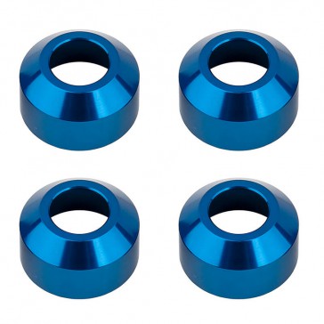 RC8B4 FT CVA AXLE SLEEVES BLUE ALUMINIUM