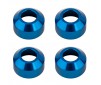 RC8B4 FT CVA AXLE SLEEVES BLUE ALUMINIUM