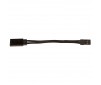 75mm SERVO EXTENSION WIRE BLACK (2.95IN)