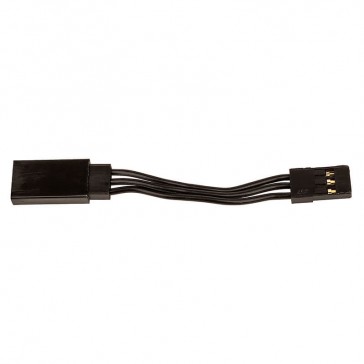 50mm SERVO EXTENSION WIRE BLACK (1.97IN)