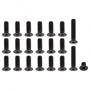 RC10CC 8/32 SCREW SET BLACK