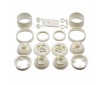 RC10 WHEELS FRONT & REAR - WHITE