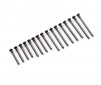 Suspension screw pin set, front or rear, 3x40mm (4), 3x32mm (4), 3x28