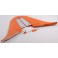 90mm Super Scorpion V2 - Vertical Stabilizer (Orange)