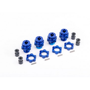 17mm Wheel Hubs / Nuts, HD Blue