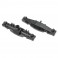 Aluminum Axle Housing Set Black: Mini LMT