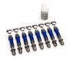 Shocks, GTM, 6061-T6 aluminum (blue-anodized) (fully assembled w/o sp