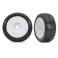 Tires & wheels, assembled, glued (white dished 3.0" wheels, Response