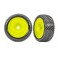 Tires & wheels, assembled, glued (yellow dished 3.0" wheels, Response