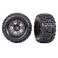 Tires & wheels, assembled, glued (3.0" gray wheels, Sledgehammer belt