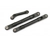 Toe links, molded composite, 98mm (88mm center to center) (black) (2)