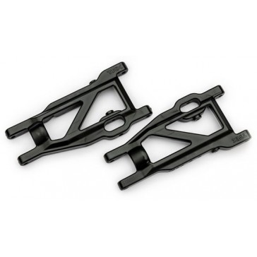 Suspension arms, black, front/rear (left & right), heavy duty (2)