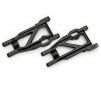 Suspension arms, black, front/rear (left & right), heavy duty (2)