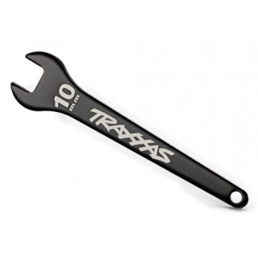 Flat wrench, 10mm (black anodized aluminum)