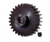 Gear, 28-T pinion (machined, hardened steel) (1.0 metric pitch) (fits