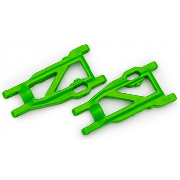 Suspension arms, green, front/rear (left & right), heavy duty (2)