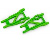 Suspension arms, green, front/rear (left & right), heavy duty (2)