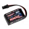 1000mAh 7.4V 2-Cell 20C LiPo Battery