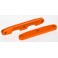 Bulkhead tie bars, front & rear, aluminum (orange-anodized)