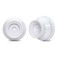 Wheels, white, dual profile (2.0" outer 3.0" inner) (2)