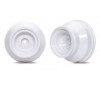 Wheels, white, dual profile (2.0" outer 3.0" inner) (2)