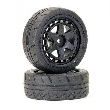 STINGER FRONT 26MM RUBBER WHEEL/TYRES (PR)