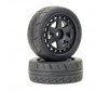 STINGER FRONT 26MM RUBBER WHEEL/TYRES (PR)