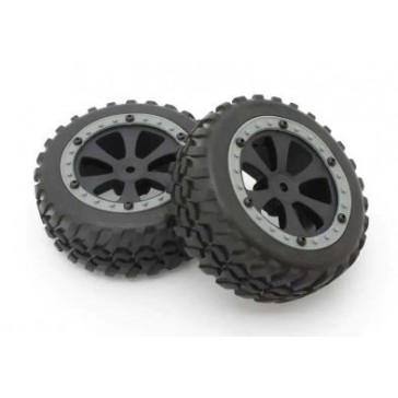 Pre-Glued Tires EZ Series SandMaster 1:10 EP (2)