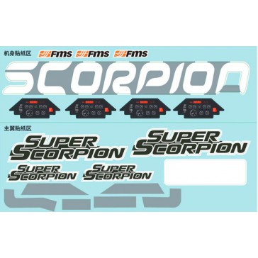 90mm Super Scorpion V2 - Decal Sheet (Camo)