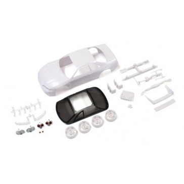 Bodyshell Nissan Skyline R33 Mini-Z + 4WD Rims (White Body)