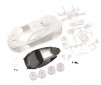 Bodyshell McLaren P1 GTR Mini-Z + 2WD Rims (White Body)