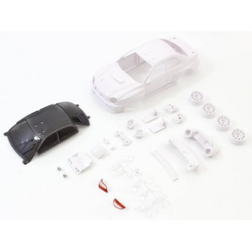 Bodyshell Subaru Impreza WRC 2002 Mini-Z + 4WD Rims (White Body)