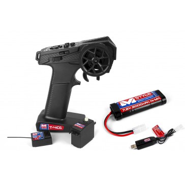 R/C Set - Radioset, Servo, Battery and Charger