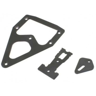 Rear Suspension Plate set (A) EP Plazma MK3 2WD