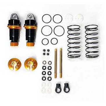 Front Shock set Big Bore 12mm Gold Koswork 1:10 Buggy (2)