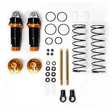 Rear Shock set Big Bore 12mm Gold Koswork 1:10 Buggy (2)