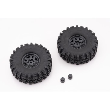 1/10 LC80 FCX10 Pro - WHEEL ASSEMBLY 1PAIR