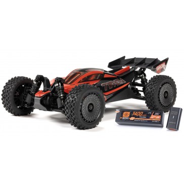 1/14 TYPHON GROM 223S DSC 4X4 RTR Brushless Buggy, red (Battery & Ch