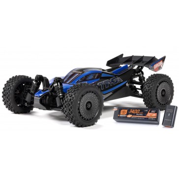 1/14 TYPHON GROM 223S DSC 4X4 RTR Brushless Buggy, blue (Battery & Ch