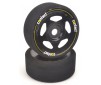 GT8/Rally BLACK Pre-Glued Foam Tyres 45Sh-100mm